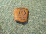 Boy Scout Neckerchief Slide 1946 Wash. Trail (leather)